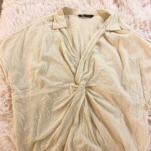 Zara Linen Blend Shirt